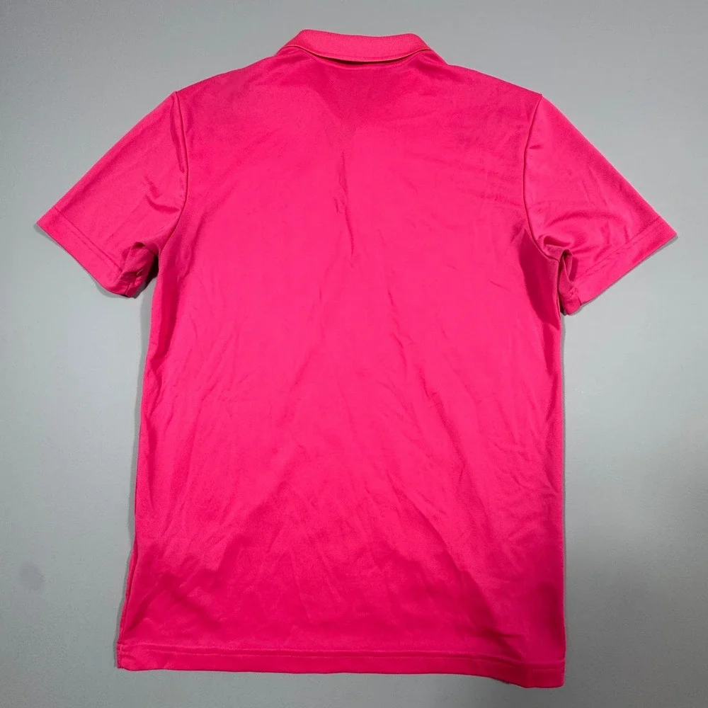 Adidas Primegreen Men's Small‎ Pink Short Sleeve Golf Polo